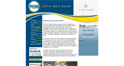 Desktop Screenshot of cityofprattks.com